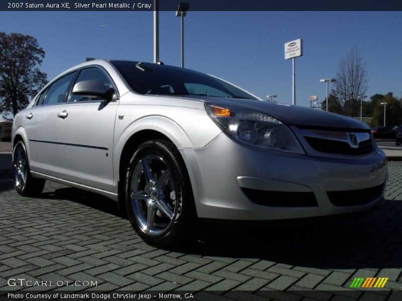 Silver Pearl Metallic / Gray 2007 Saturn Aura XE