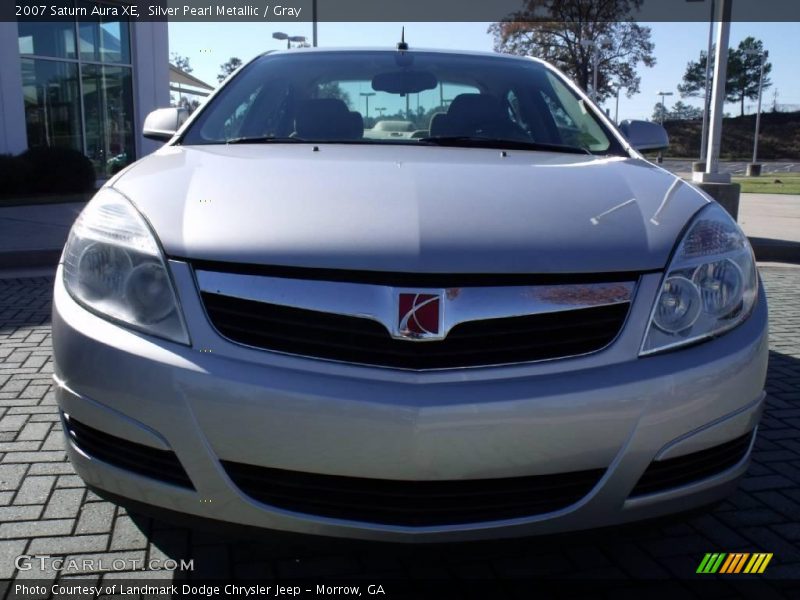 Silver Pearl Metallic / Gray 2007 Saturn Aura XE