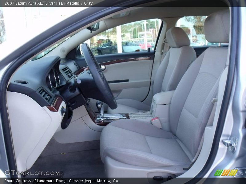 Silver Pearl Metallic / Gray 2007 Saturn Aura XE