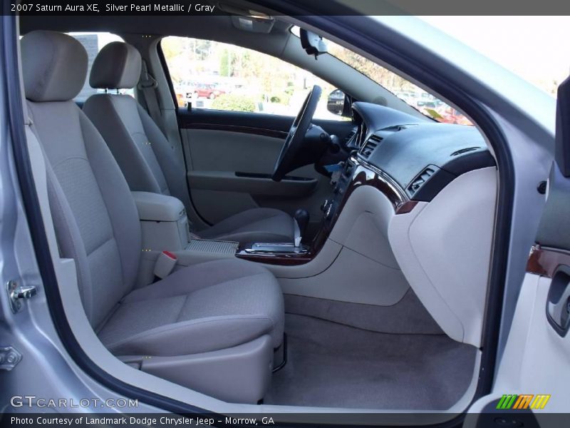 Silver Pearl Metallic / Gray 2007 Saturn Aura XE