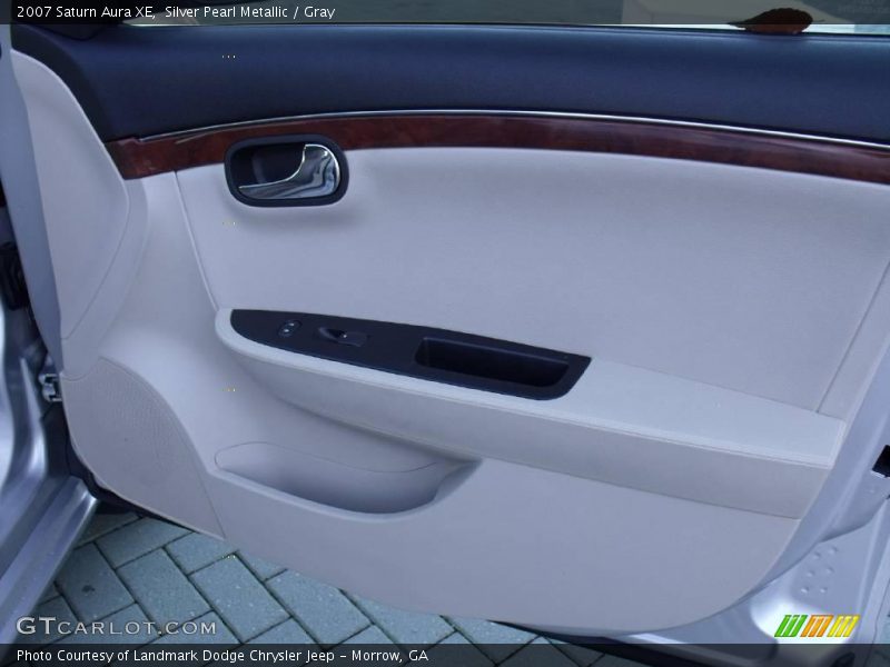 Silver Pearl Metallic / Gray 2007 Saturn Aura XE
