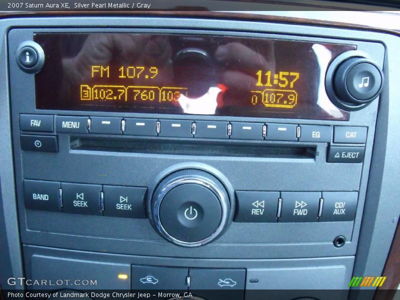 Silver Pearl Metallic / Gray 2007 Saturn Aura XE
