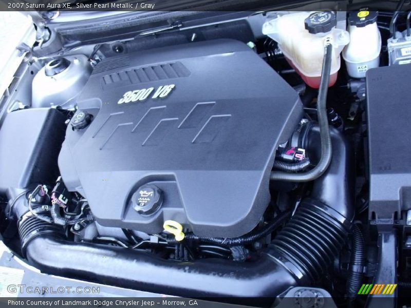Silver Pearl Metallic / Gray 2007 Saturn Aura XE