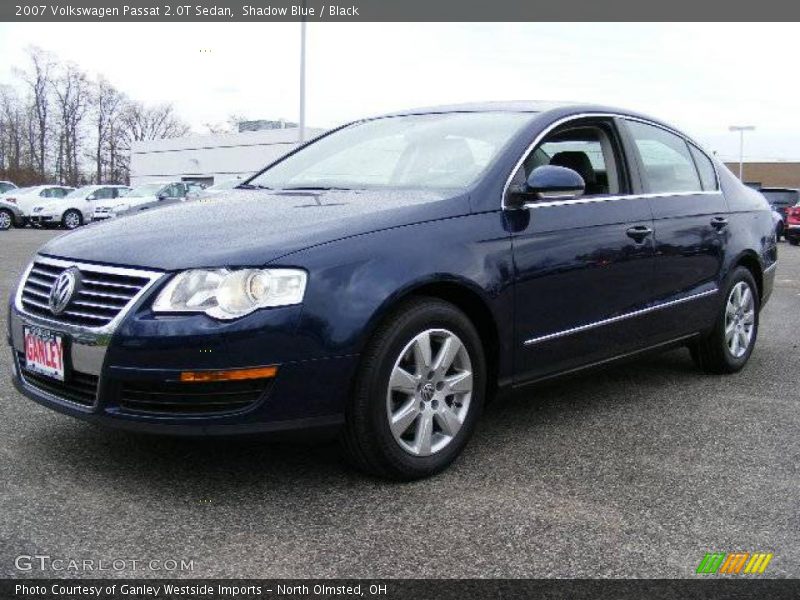 Shadow Blue / Black 2007 Volkswagen Passat 2.0T Sedan