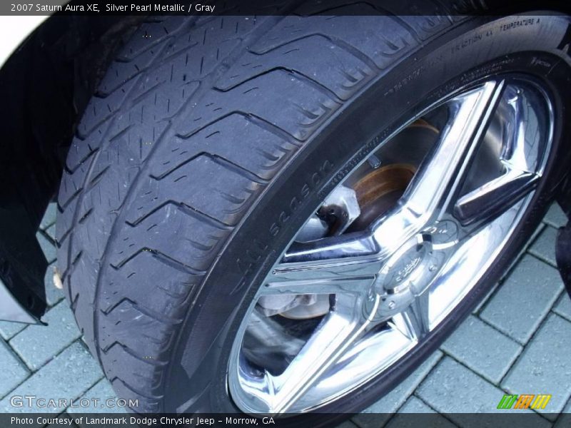 Silver Pearl Metallic / Gray 2007 Saturn Aura XE