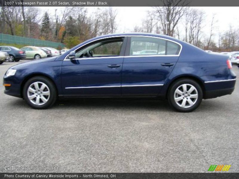 Shadow Blue / Black 2007 Volkswagen Passat 2.0T Sedan