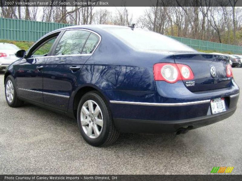 Shadow Blue / Black 2007 Volkswagen Passat 2.0T Sedan