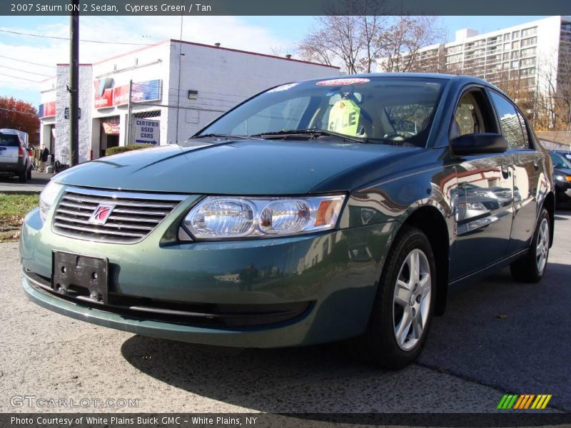 Cypress Green / Tan 2007 Saturn ION 2 Sedan