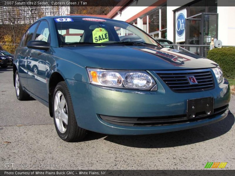 Cypress Green / Tan 2007 Saturn ION 2 Sedan