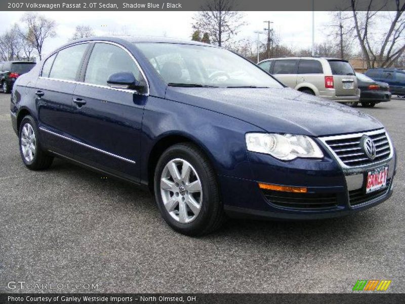 Shadow Blue / Black 2007 Volkswagen Passat 2.0T Sedan