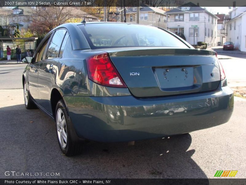 Cypress Green / Tan 2007 Saturn ION 2 Sedan