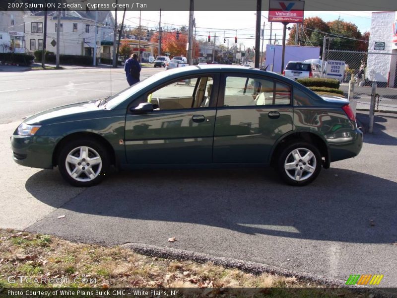 Cypress Green / Tan 2007 Saturn ION 2 Sedan