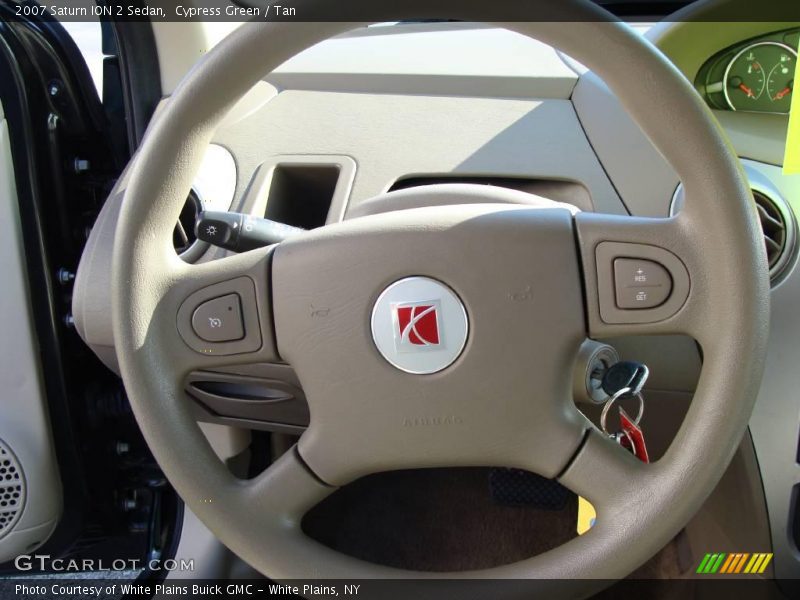 Cypress Green / Tan 2007 Saturn ION 2 Sedan