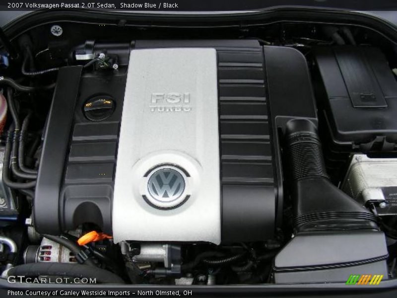 Shadow Blue / Black 2007 Volkswagen Passat 2.0T Sedan