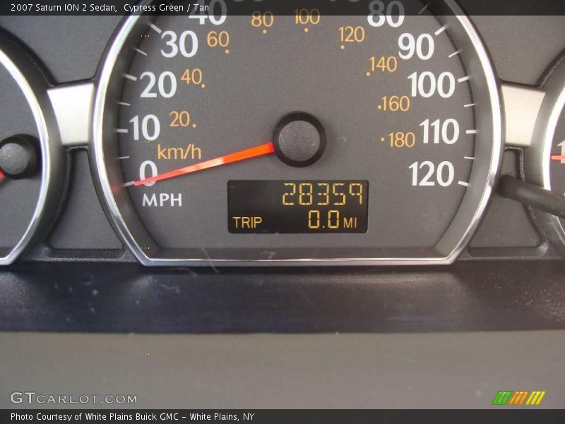 Cypress Green / Tan 2007 Saturn ION 2 Sedan
