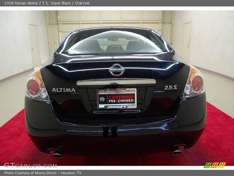 Super Black / Charcoal 2008 Nissan Altima 2.5 S