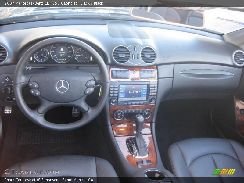 Black / Black 2007 Mercedes-Benz CLK 350 Cabriolet