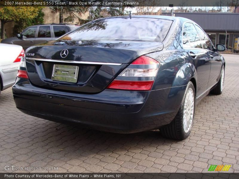 Black Opal Metallic / Cashmere/Savanna 2007 Mercedes-Benz S 550 Sedan