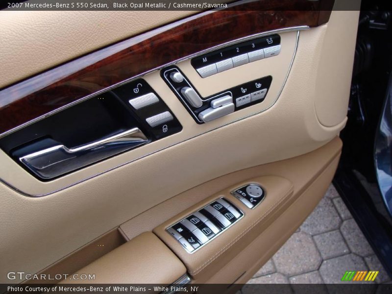 Black Opal Metallic / Cashmere/Savanna 2007 Mercedes-Benz S 550 Sedan
