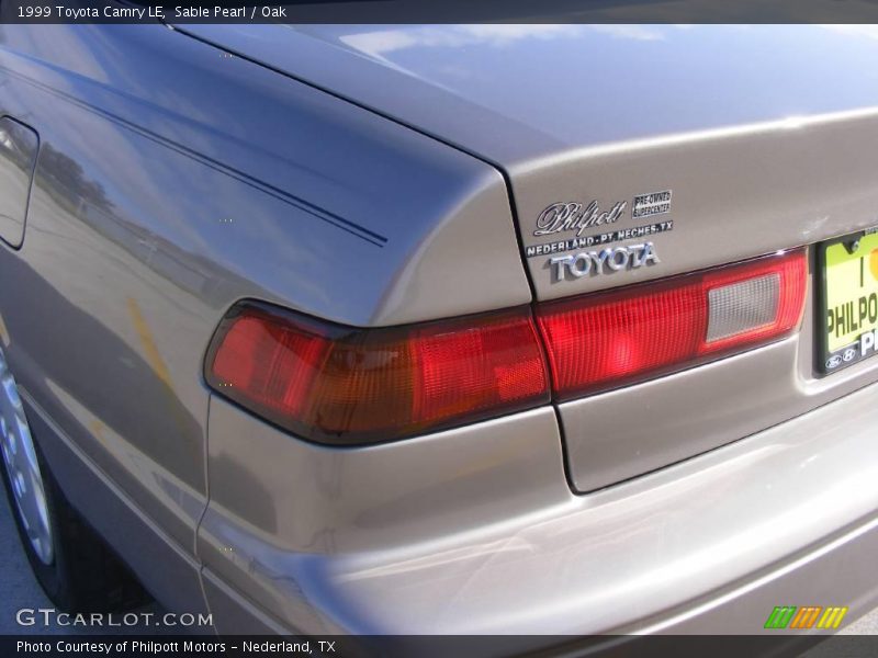 Sable Pearl / Oak 1999 Toyota Camry LE