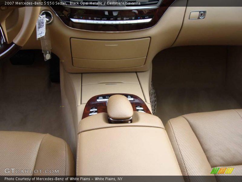 Black Opal Metallic / Cashmere/Savanna 2007 Mercedes-Benz S 550 Sedan