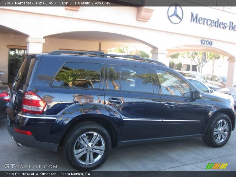Capri Blue Metallic / Ash Grey 2007 Mercedes-Benz GL 450