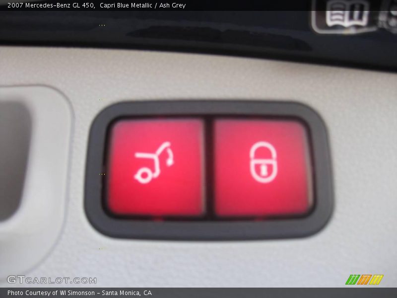 Capri Blue Metallic / Ash Grey 2007 Mercedes-Benz GL 450