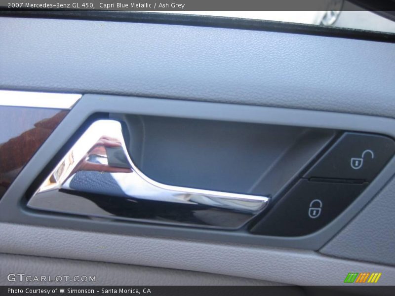 Capri Blue Metallic / Ash Grey 2007 Mercedes-Benz GL 450