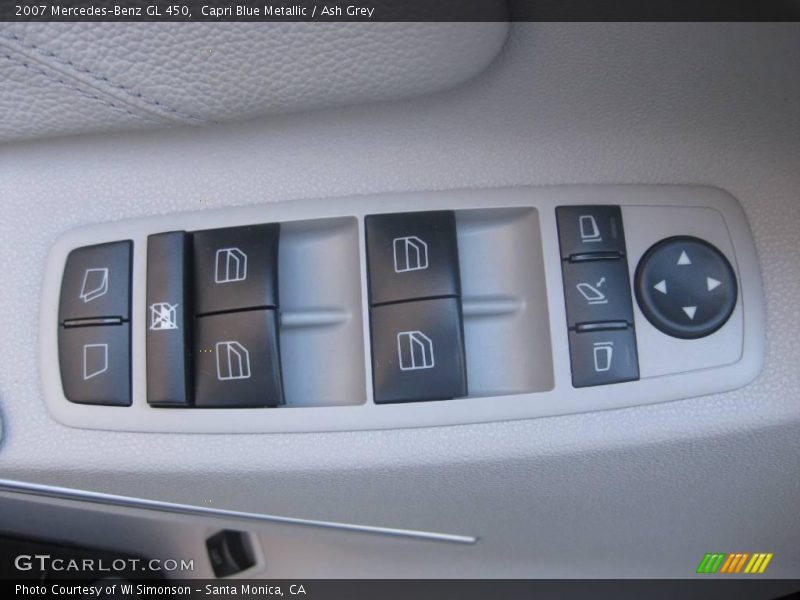 Capri Blue Metallic / Ash Grey 2007 Mercedes-Benz GL 450