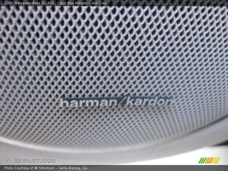 Capri Blue Metallic / Ash Grey 2007 Mercedes-Benz GL 450