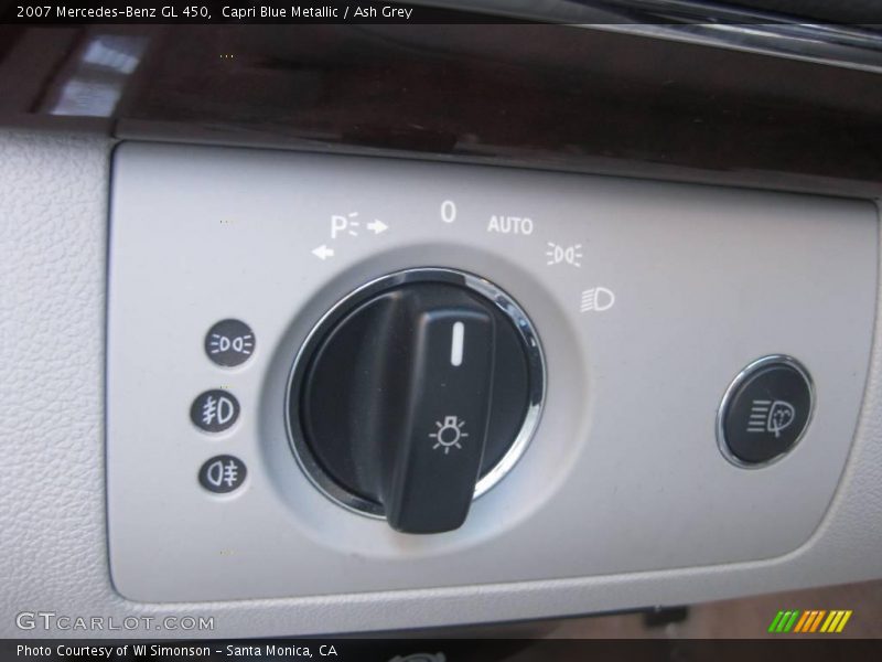 Capri Blue Metallic / Ash Grey 2007 Mercedes-Benz GL 450