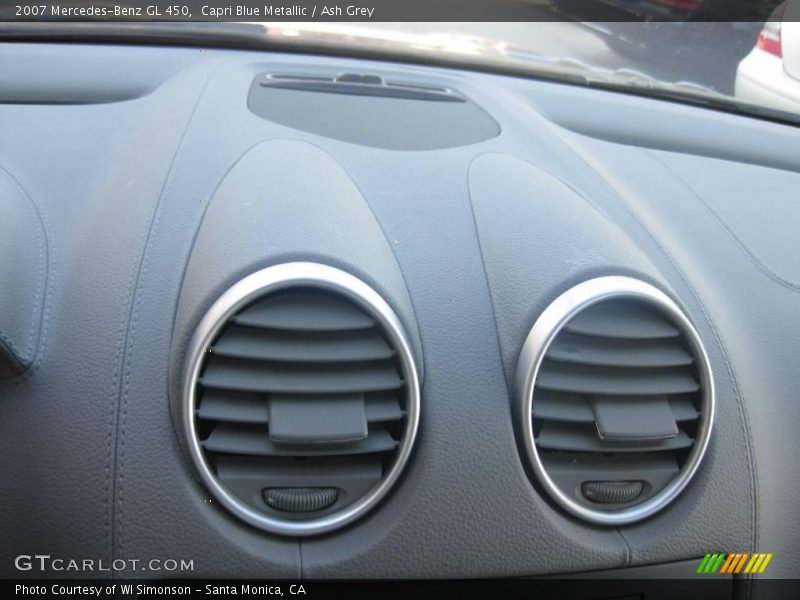 Capri Blue Metallic / Ash Grey 2007 Mercedes-Benz GL 450