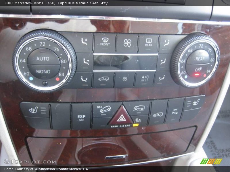 Capri Blue Metallic / Ash Grey 2007 Mercedes-Benz GL 450