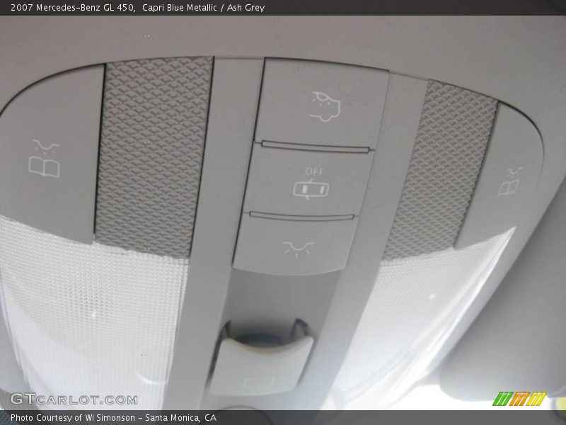 Capri Blue Metallic / Ash Grey 2007 Mercedes-Benz GL 450
