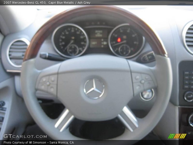 Capri Blue Metallic / Ash Grey 2007 Mercedes-Benz GL 450