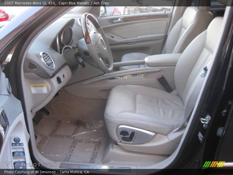 Capri Blue Metallic / Ash Grey 2007 Mercedes-Benz GL 450