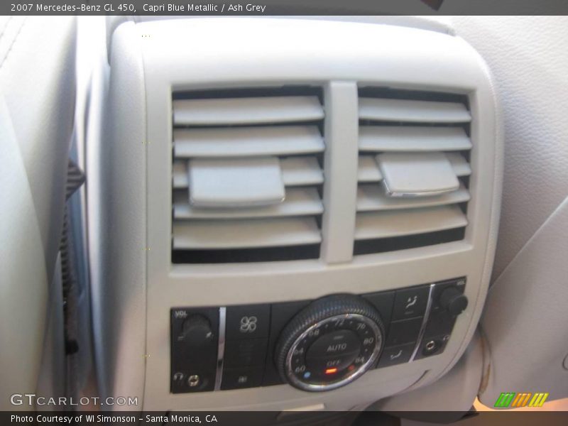Capri Blue Metallic / Ash Grey 2007 Mercedes-Benz GL 450