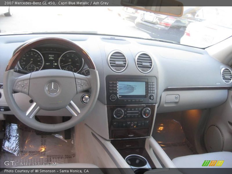 Capri Blue Metallic / Ash Grey 2007 Mercedes-Benz GL 450