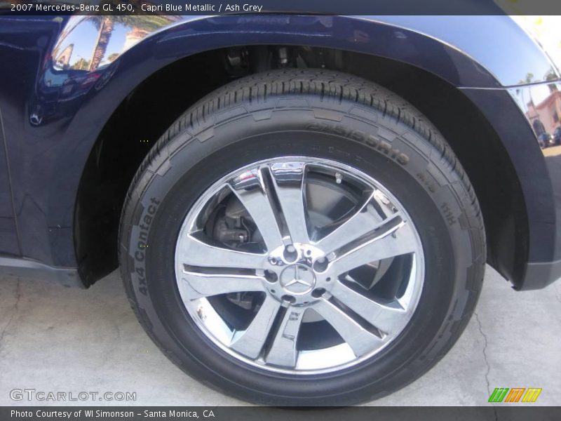 Capri Blue Metallic / Ash Grey 2007 Mercedes-Benz GL 450