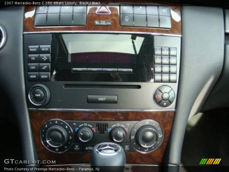 Black / Black 2007 Mercedes-Benz C 280 4Matic Luxury