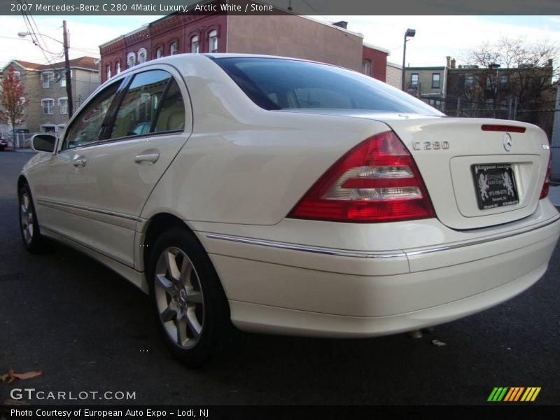 Arctic White / Stone 2007 Mercedes-Benz C 280 4Matic Luxury