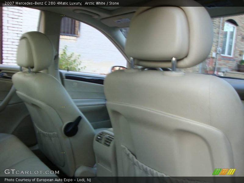 Arctic White / Stone 2007 Mercedes-Benz C 280 4Matic Luxury