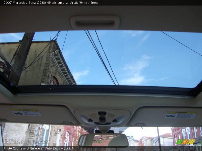 Arctic White / Stone 2007 Mercedes-Benz C 280 4Matic Luxury