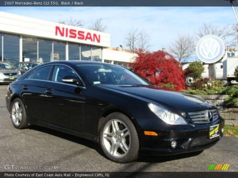 Black / Black 2007 Mercedes-Benz CLS 550