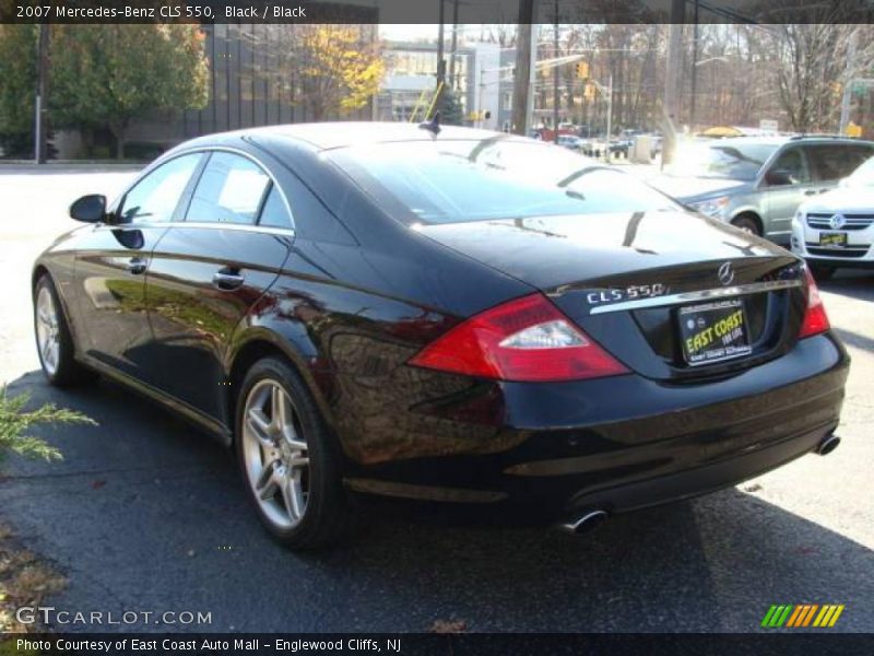 Black / Black 2007 Mercedes-Benz CLS 550