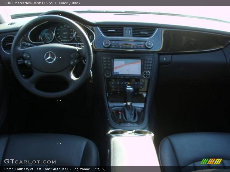 Black / Black 2007 Mercedes-Benz CLS 550