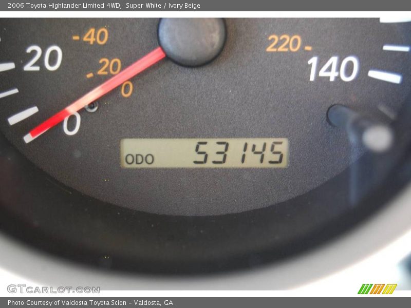 Super White / Ivory Beige 2006 Toyota Highlander Limited 4WD