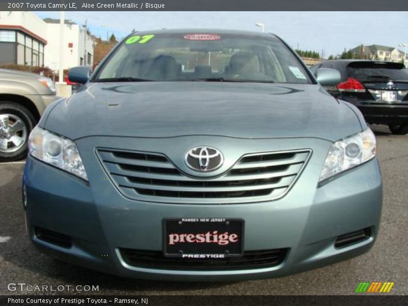 Aloe Green Metallic / Bisque 2007 Toyota Camry LE