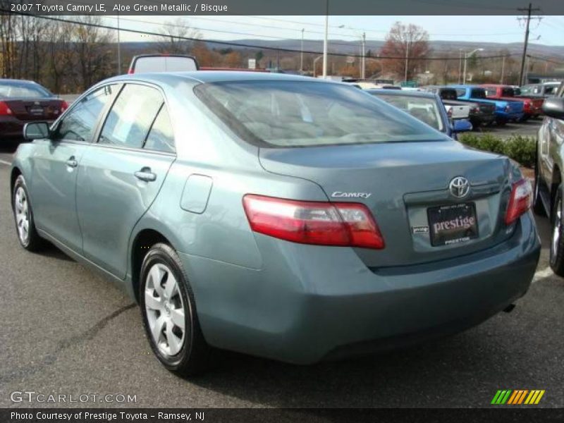 Aloe Green Metallic / Bisque 2007 Toyota Camry LE