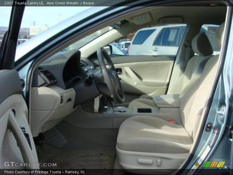 Aloe Green Metallic / Bisque 2007 Toyota Camry LE